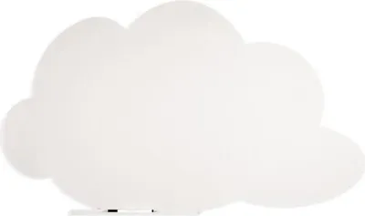 Produktbild von Symbol-Tafel Skinshape Wolke lackiert 75x115cm RAL 9010 reinweiß.