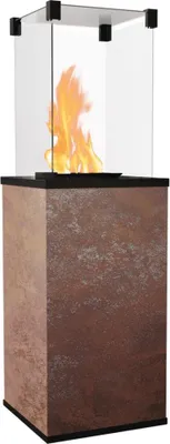 Produktbild von KRATKI Gaskamin PATIO Quarzstein Oxide Moro Gasheizgerät 4-8,2 kW