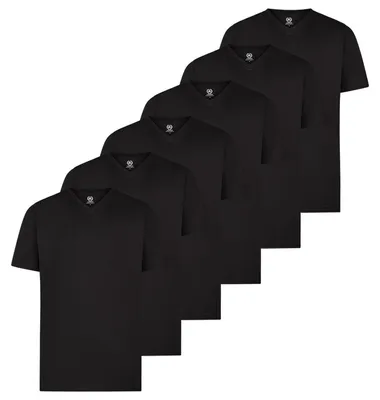 Produktbild von LERROS 6er Pack Basic T-Shirt Reine Baumwolle, Pflegeleicht  und atmungsaktiv, Normale Passform
