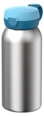 Image de Gourde en acier inoxydable Mepal CAMPUS avec couvercle rabattable, 600 ml - Cool Blue