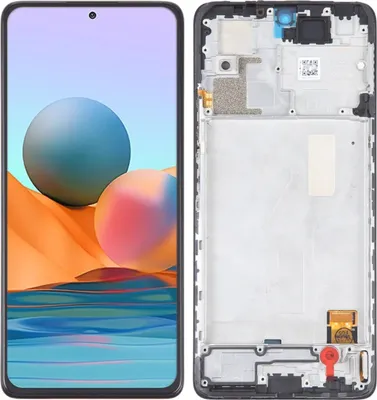 Produktbild von LCD displej a dotykové sklo, náhradní displej pro Xiaomi Redmi Note 10 Pro 4G (OLED) s rámečkem, náhradní díly pro smartphone