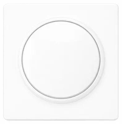 Imagen del producto de Cubierta blanca para regulador de intensidad OBI Fortuna, con mando giratorio para ajustar la luminosidad
