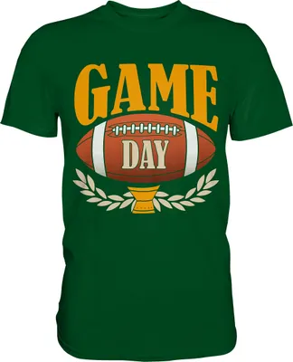 Produktbild von American Football Spieltag T-Shirt – Bottle Green / M