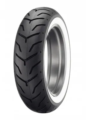 Image de DUNLOP Pneus D407 (HARLEY-D) WWW flanc blanc 180/65 B 16 M/C 81H TL