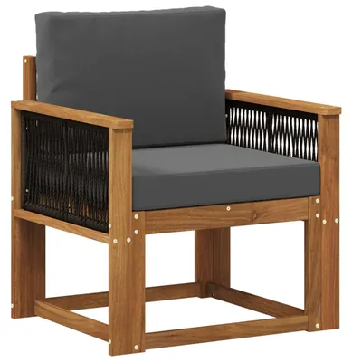Image de vidaXL Canapé d'extérieur en bois massif d'acacia naturel