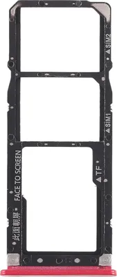 Produktbild von Für Xiaomi Mi A2 Lite / Redmi 6 Pro Karten Halter Rot Sim Tray Schlitten Holder