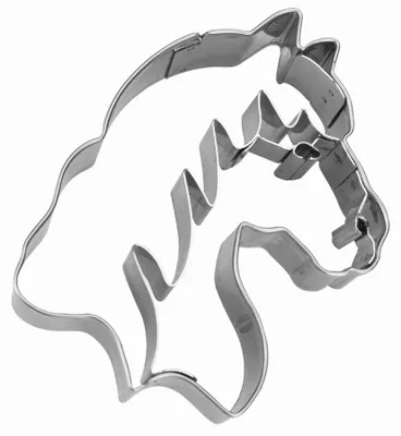 Produktbild von EkoForemki Keksform Pferdekopfform 8 cm Metall