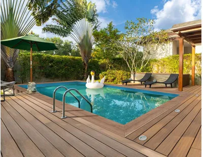 Produktbild von Pool Holz Rechteckig " Panama 130"- 6.20 x 4.10 x 1.31 m