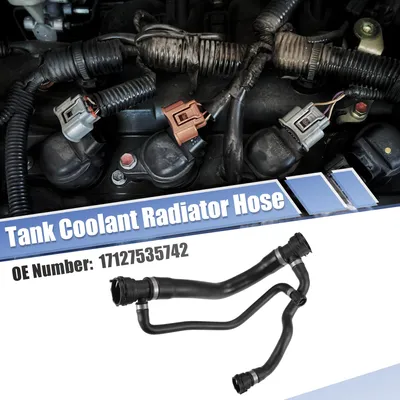 Image de Tuyau De Réservoir D'Expansion De Radiateur De Chauffage pour BMW 750I Base 4.8L V8-Essence 2006-2008 No.17127535742-Pack De 1