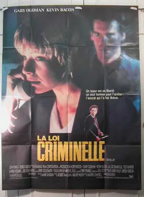Productafbeelding van La Loi Criminelle - gevouwen poster - Poster - 116x158 cm