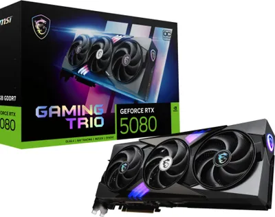 Produktbild von MSI GeForce RTX 5080 16G GAMING TRIO OC