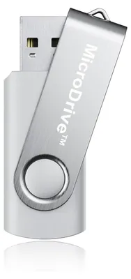 Produktbild von 2 GB USB 2.0 Stick Flash USB Drive Swivel USB Flashdrive Speicherstick Memorystick Farbe: Weiß