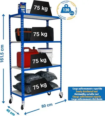 Immagine prodotto di MADERCLICK MOBILE MINI 4/400 1500 BLUE/MADEIRA copertura metallizzata