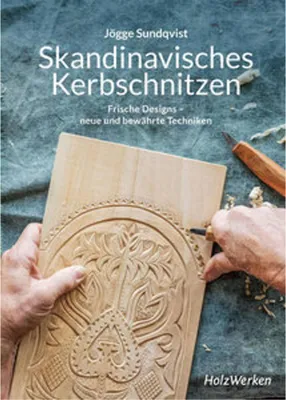 Immagine prodotto di Skandinavisches Kerbschnitzen: 15 Projekte mit Keilschnitt, Nagelschnitt und Reliefschnitzerei