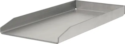 Produktbild von BBQ-Toro Edelstahl Grillplatte, 26 x 44,5 cm, BBQ Grill Plancha für Steak, Spiegelei und mehr