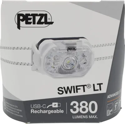 Obrázok produktu pre Petzl Swift LT, Čelovka, Biela, IPX4, LED, 1 lámp, 3 h