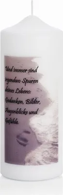 Produktbild von Trauerkerze Nr. 11, Kerzengröße 200 x 80 mm