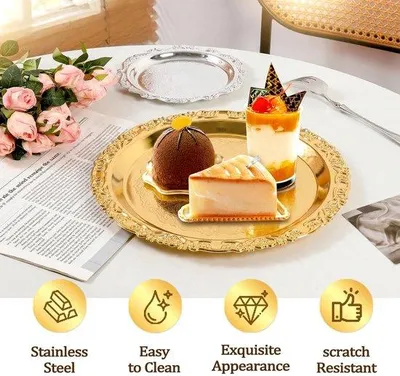 Produktbild von Solidchoice – Goldene Aufbewahrungsbox aus Edelstahl für Kosmetik und Schmuck