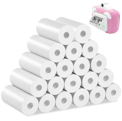 Productafbeelding van 20 rollen thermisch papier voor kindercamera, 57 x 25 mm, navulpapier