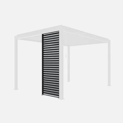 Immagine prodotto di Persiana 1m in alluminio per pergola biocllimatica, Antracite