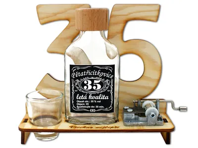 Obrázek produktu pro Značka na výročí 35 let s flašinetem