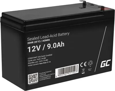 Produktbild von GreenCell AGM Batterie 12V 9Ah Vlies Wartungsfrei Bleiakku