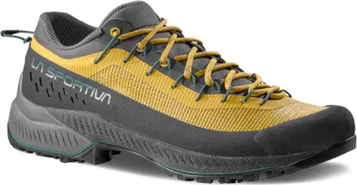 Zustiegsschuh "TX4 Evo ST" von La Sportiva in Gelb und Schwarz; mit griffiger Sohle und atmungsaktivem Obermaterial.