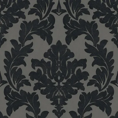 Immagine prodotto di Carta da parati in lana Profhome 335805-GU leggermente goffrata opaca argento nero grigio 5,22 m2