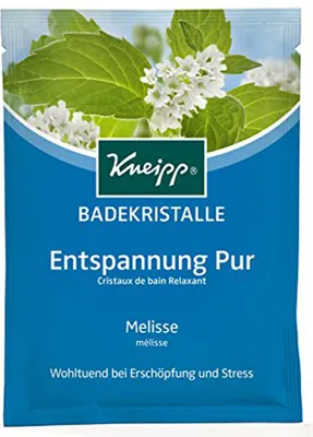 Image de Kneipp cristaux de bain détente pur sel thermal 60g pack de 6