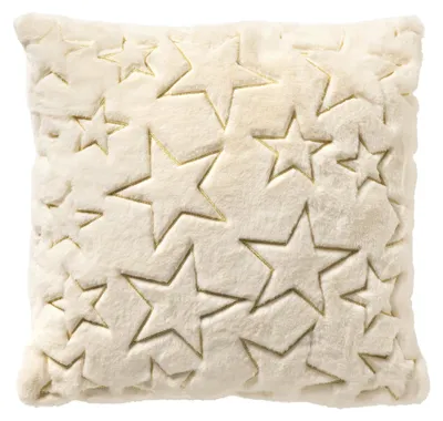 Produktbild von Textino Dekokissen Stella 45x45 cm Weiß