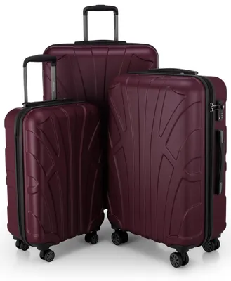 Image de Ensemble de 3 valises rigides avec serrure TSA