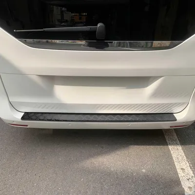 Produktbild von Ladekantenschutz Stoßstangenschutz für Mercedes Vito W447 2014-2025 Alu Schwarz