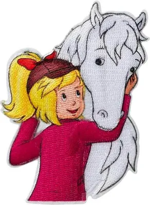 Produktbild von Bibi & Tina © Bibi - Aufnäher, Bügelbild, Aufbügler, Applikationen, Patches, Flicken, Zum Aufbügeln, Größe: 6,0 x 8,0 cm