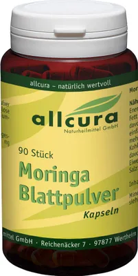 Produktbild von Moringa Blattpulver Kapseln 90 St