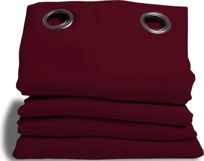 Produktbild von MOONDREAM Akustikvorhang 3in1 | Lärmschutz | Thermoisolierung | 100% Verdunkelung | Patentierte Technologie | Ösen | Rot MC330 | 140B x 300H cm