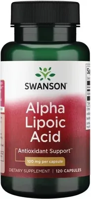 Produktbild von Alpha-Liponsäure 100 mg 120 Kapseln Swanson Health Products
