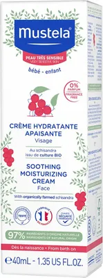 Immagine prodotto di Mustela Bébé Crema viso idratante lenitiva 40 ml