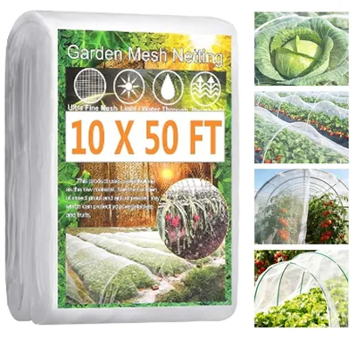 Produktbild von 3 x 15 m Gartennetz Insektenschutz für Pflanzen