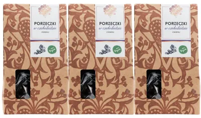 Produktbild von Johannisbeeren in Zartbitterschokolade 100 g – Schronisko Bukowina 3x