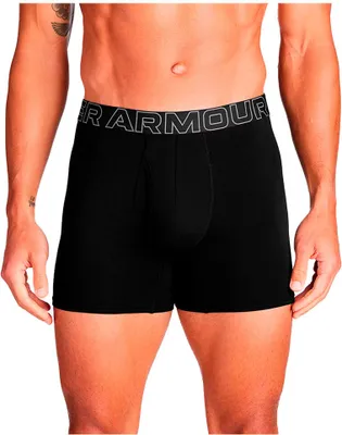 Produktbild von Under Armour Performance Baumwolle 6´´ Boxershorts 3 Einheiten Schwarz L Mann Schwarz L