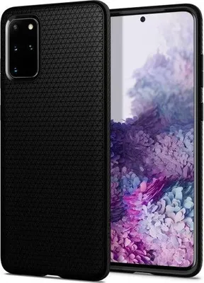 Produktbild von Spigen Liquid Air Cover für Samsung Galaxy S20 Plus - Schwarz