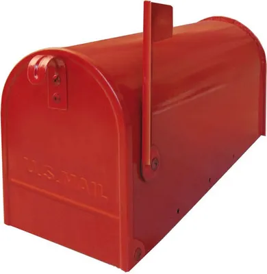 Produktbild von Alubox America Briefkasten aus rot verzinktem Blech