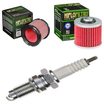 Zdjęcie produktu dla Zestaw serwisowy do Yamaha XT 660 Z Tenere 2008–2016: filtr powietrza, filtr oleju, świeca zapłonowa marki pamoto – nowy
