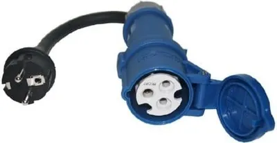 Immagine prodotto di Cavo adattatore ViD 0,3m nero 230V 16A 3 poli