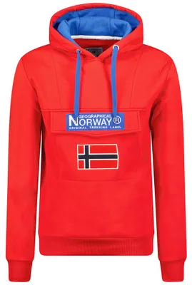 Zdjęcie produktu dla Geographical Norway bluza kolor czerwony dla mężczyzn WW6120H/GN/Red