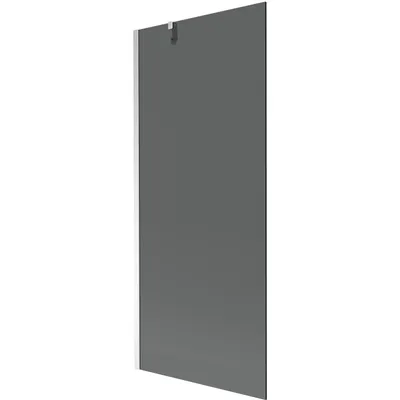 Obrázok produktu pre Mexen Next vaňová zástena jednokrídlová 80 x 150 cm, Grafitová čierna, Chrómová - 895-080-000-00-40-01