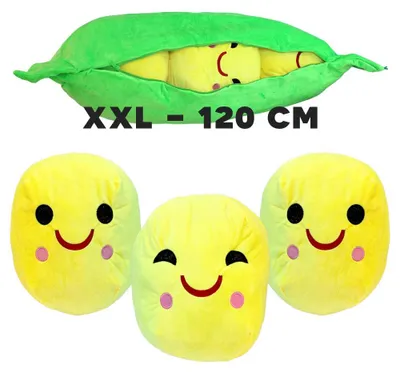 Produktbild von Erbse Kuscheltier XXL im Umkarton 12x kawaii - ca. 120 cm
