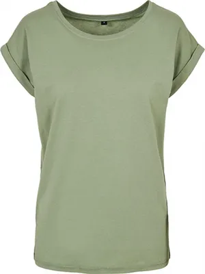Produktbild von Build Your Brand BY021 | Ladies Extended Shoulder Damen T-Shirt - Farbe: Soft Salvia - Größe: M