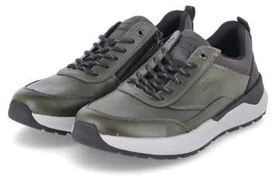 Immagine prodotto di Scarpe basse da uomo Rieker, colore verde, materiale sintetico, taglia: 40