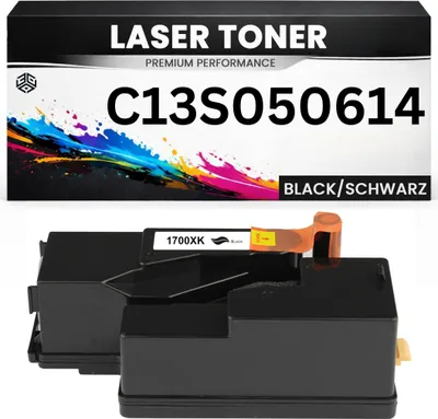 Produktbild von Toner kits kompatibel für Epson C13S050614 AcuLaser C1700/C1750/CX17 series in Schwarz